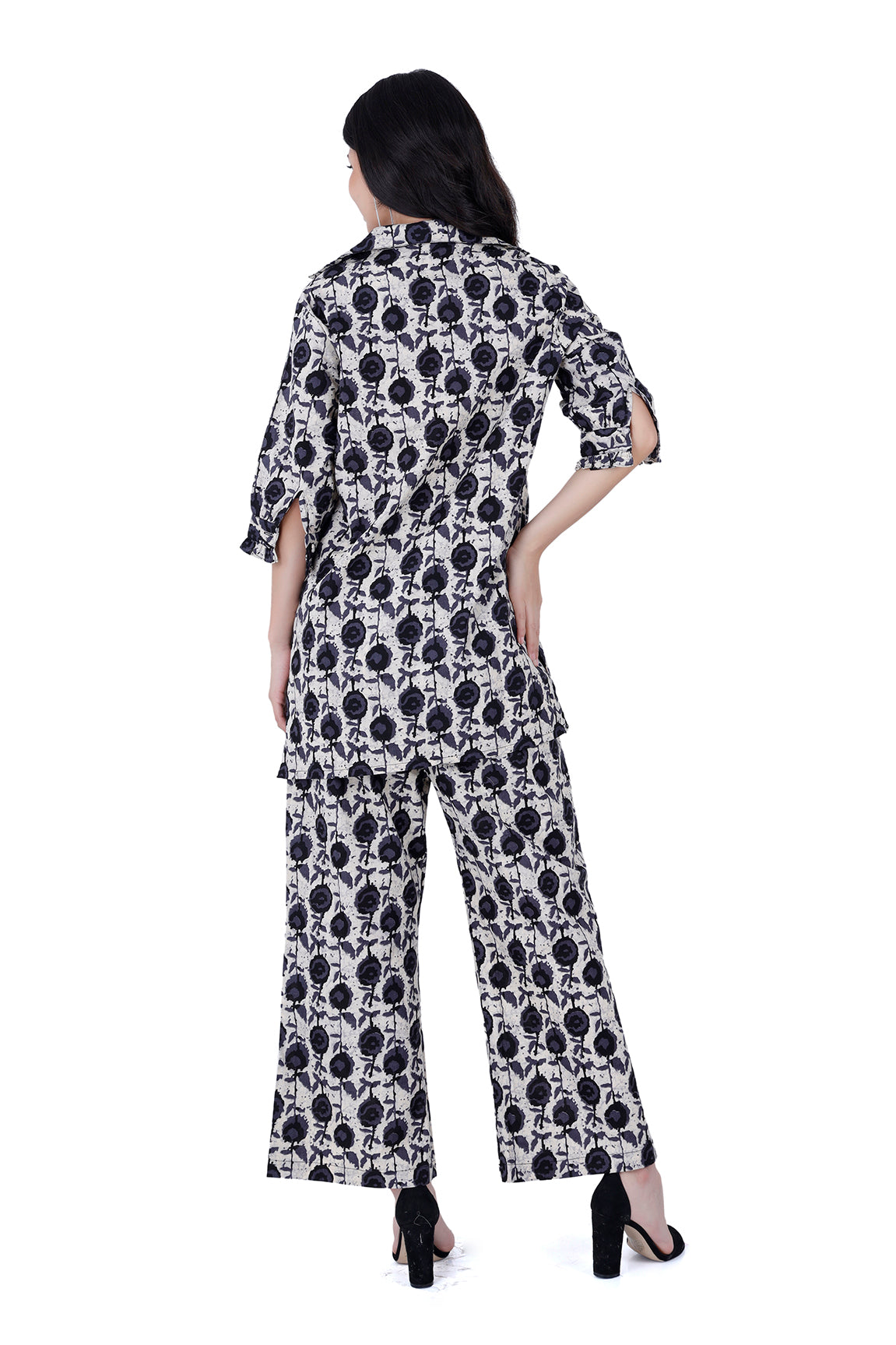 Cotton Floral Printed Coord Set